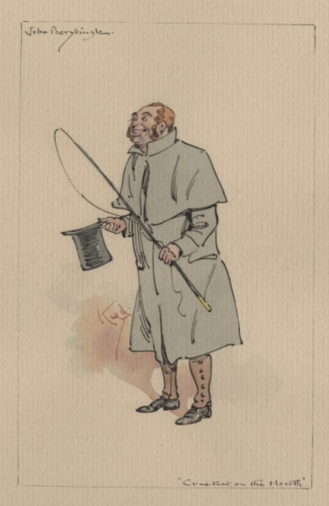 Detail of John Peerybingle - The Cricket on the Hearth, c.1920s by Joseph Clayton Clarke