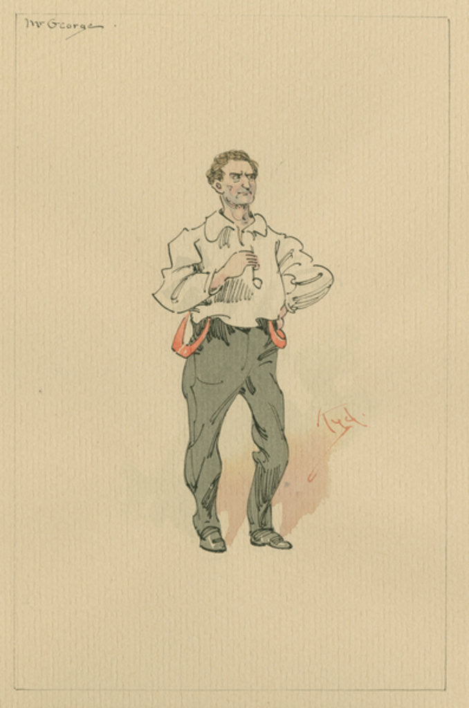 Detail of Mr George, c.1920s by Joseph Clayton Clarke