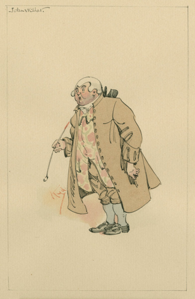 Detail of John Willet, c.1920s by Joseph Clayton Clarke