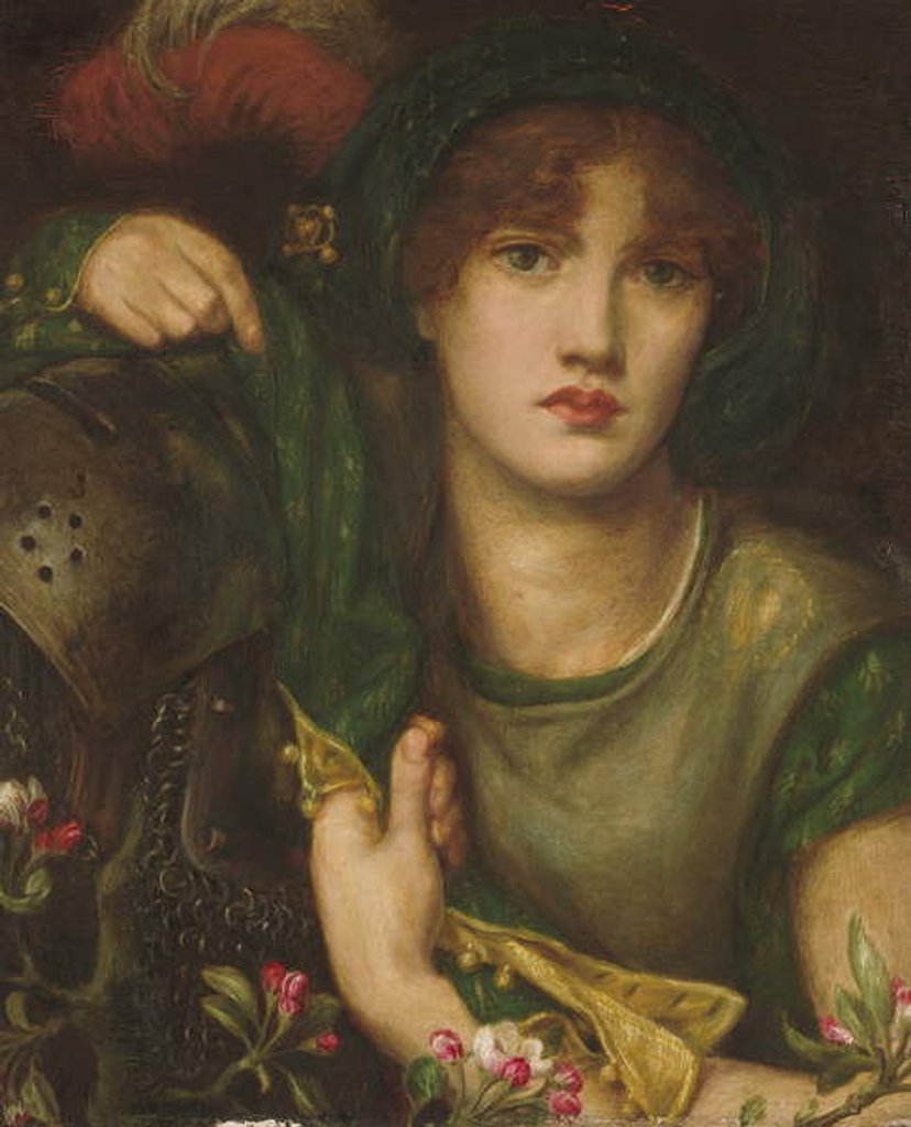Detail of My Lady Greensleeves, 1863 by Dante Gabriel Charles Rossetti