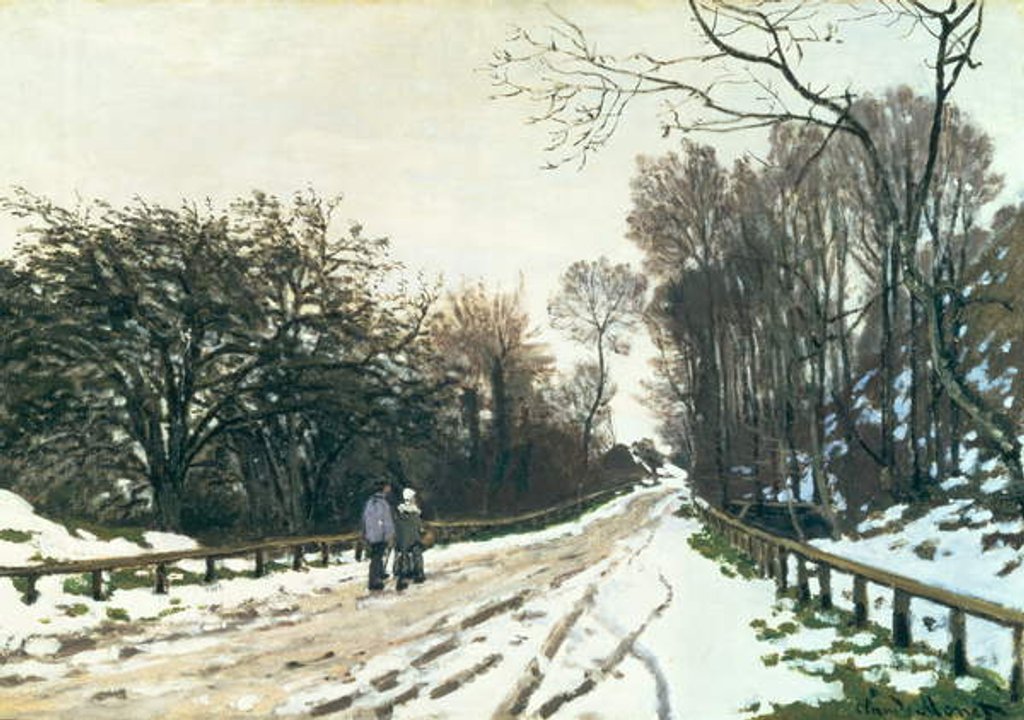 Detail of Road Toward the Farm, St. Simeon, Honfleur, c.1867 by Claude Monet