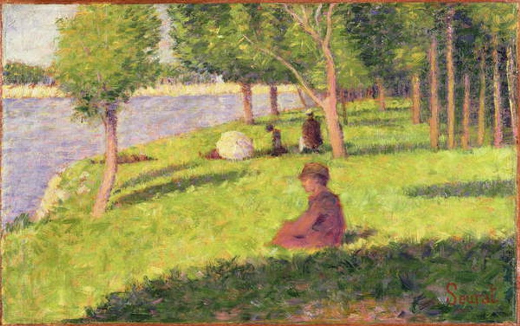 Detail of Seated Figures by Georges Pierre Seurat