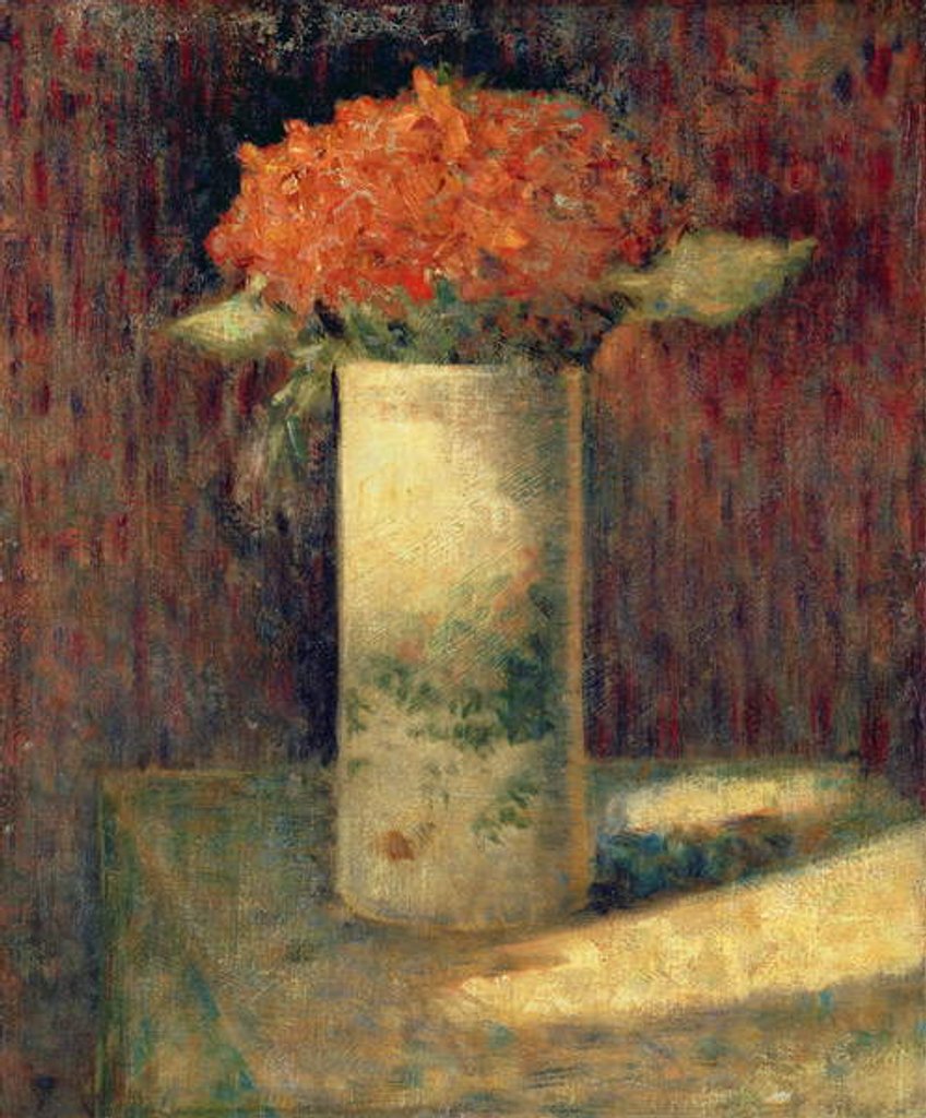 Detail of Vase of Flowers, c.1878-79 by Georges Pierre Seurat