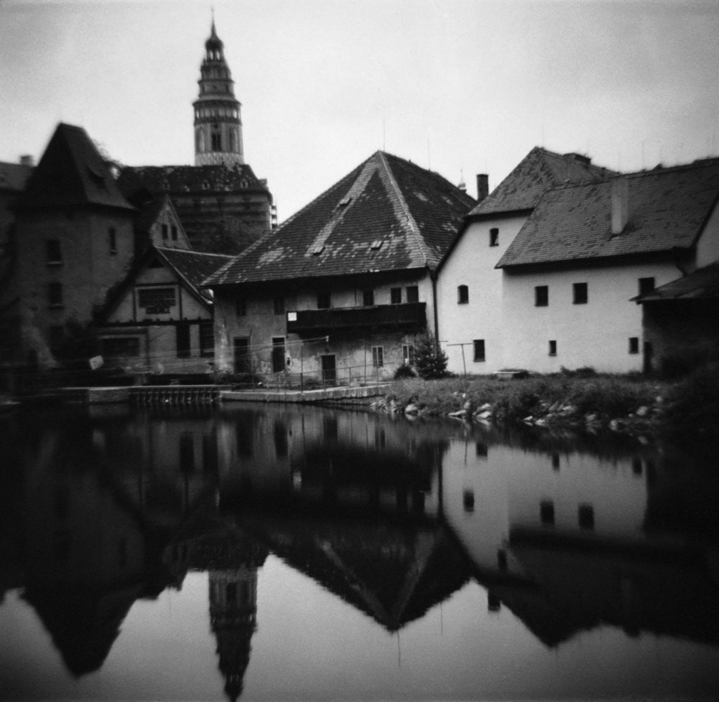 Detail of Houses Along the Vltava River by Anonymous