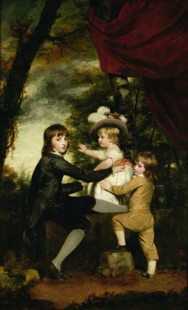 Detail of The Lamb Children, 1783-85 by Joshua Reynolds