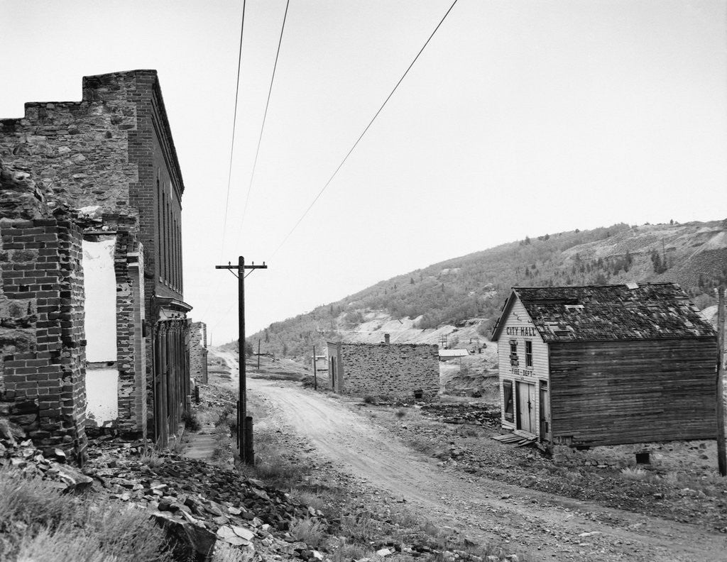 Detail of Nevadaville City Hall by Anonymous