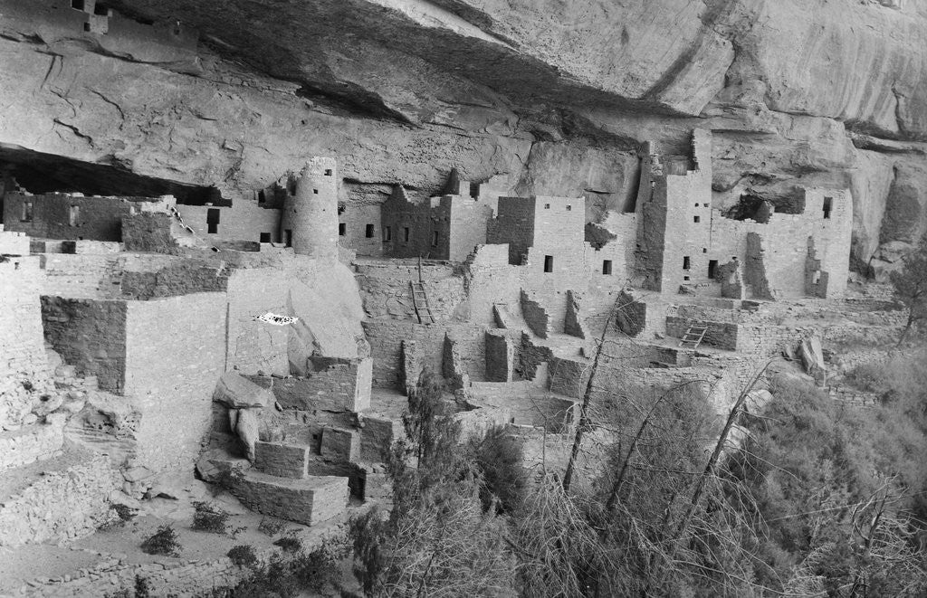 Detail of Cliff Palace at Mesa Verde by Anonymous
