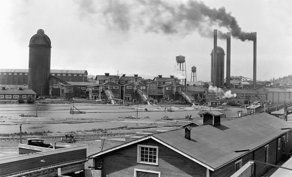 Detail of Oregon Sawmill by Anonymous