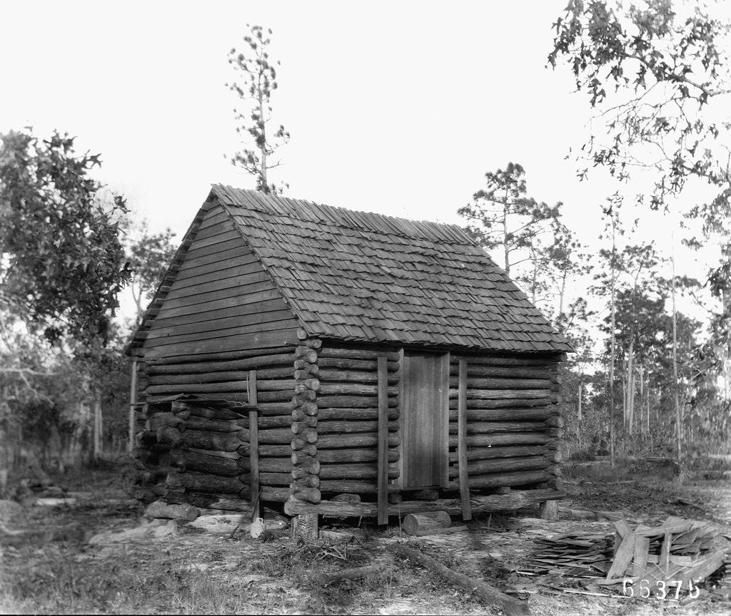 Detail of Log Home by Anonymous