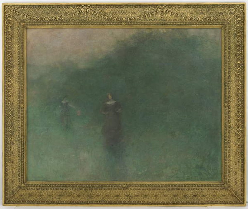 Detail of Before Sunrise, 1894-95 by Thomas Wilmer Dewing