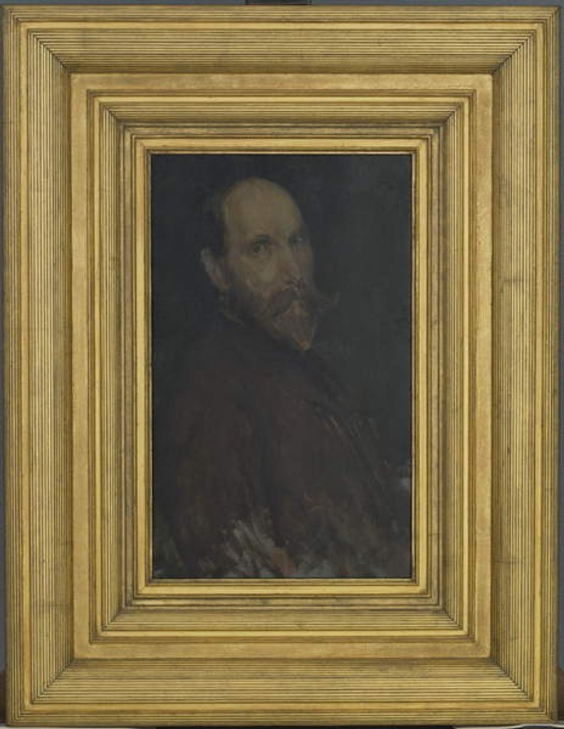 Detail of Portrait of Charles Lang Freer, 1902-03 by James Abbott McNeill Whistler