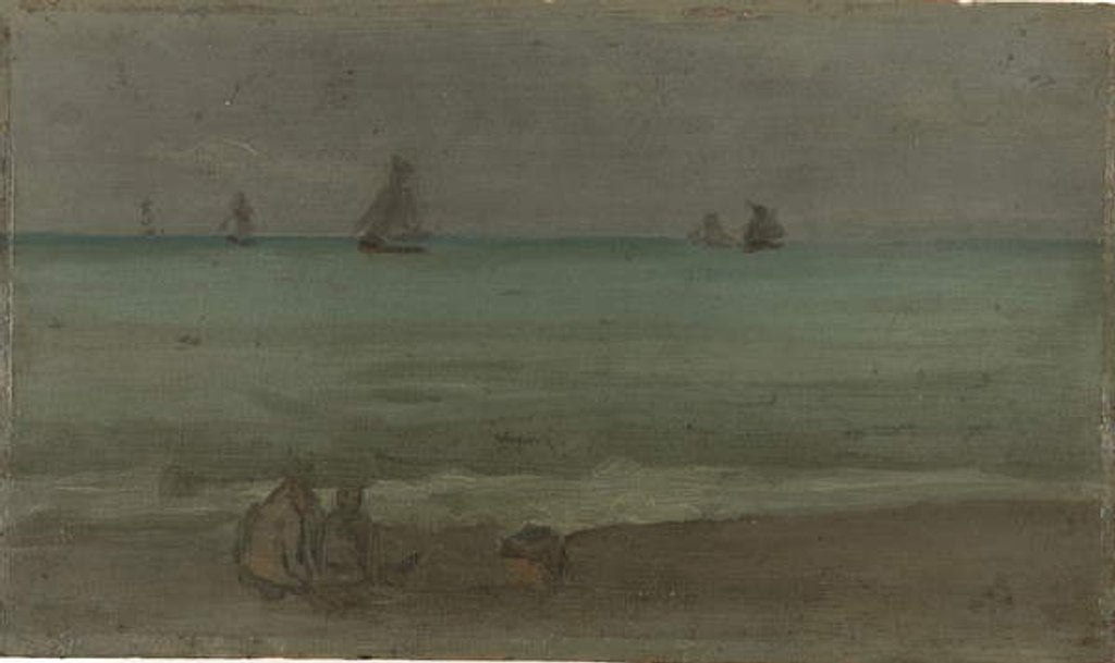 Detail of The Summer Sea, 1880s by James Abbott McNeill Whistler