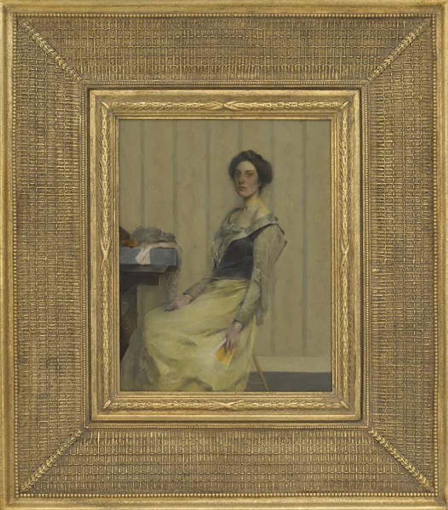 Detail of La Comedienne, 1906 by Thomas Wilmer Dewing