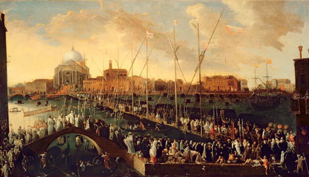Detail of The Redentore Procession by Joseph the younger Heintz