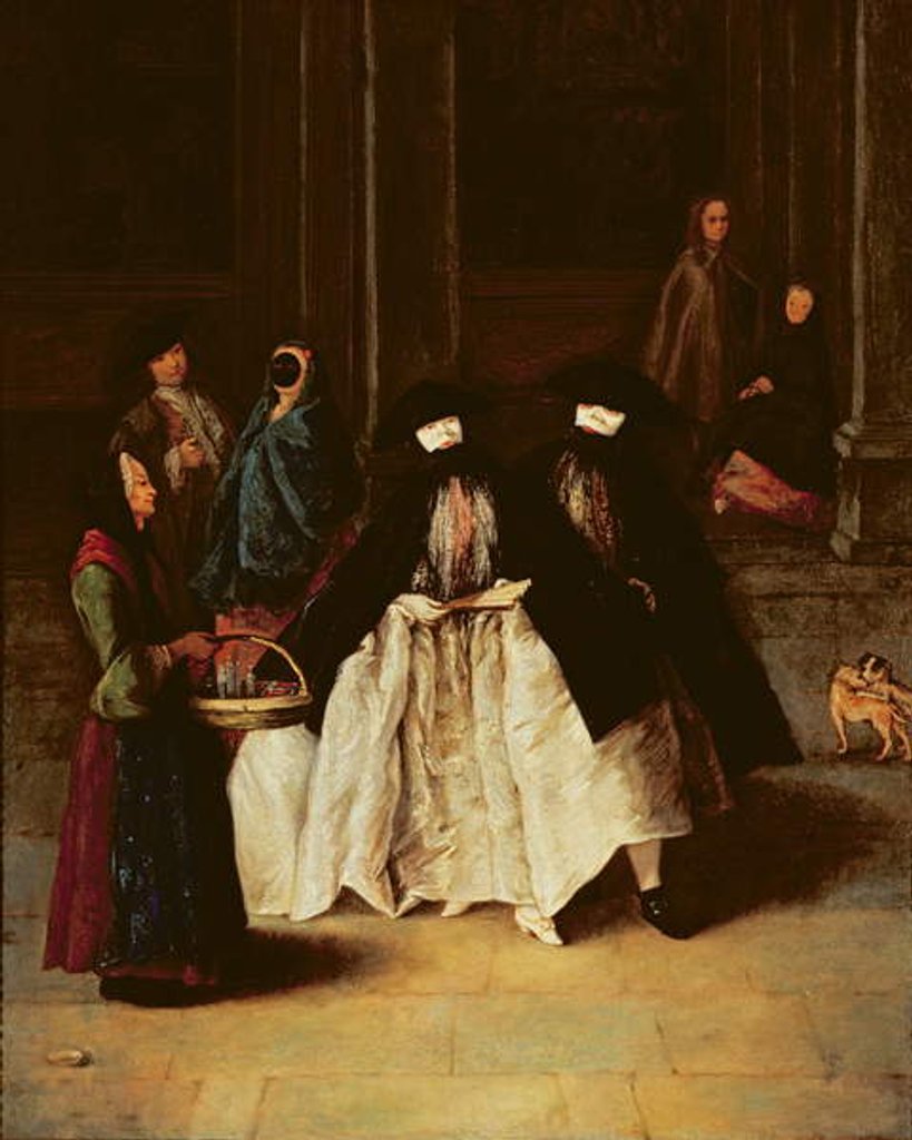 Detail of The Perfume Seller by Pietro Longhi