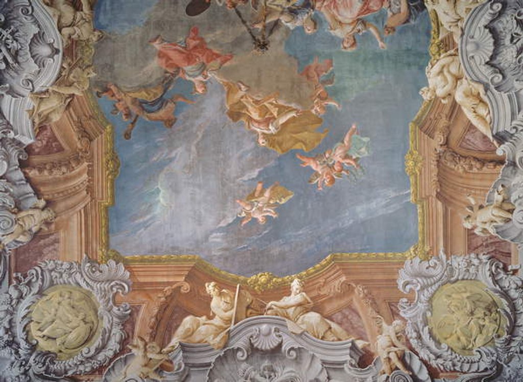 Detail of The Liberal Arts Triumphing over Ignorance by Gasparo Diziani