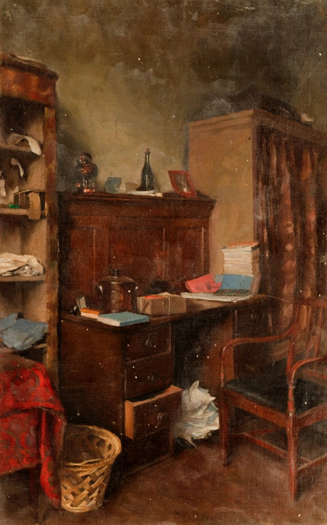 Detail of Interior Study by Henry Straker