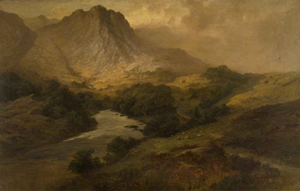 Detail of Eel Crag, Borrowdale by Frank Thomas Carter