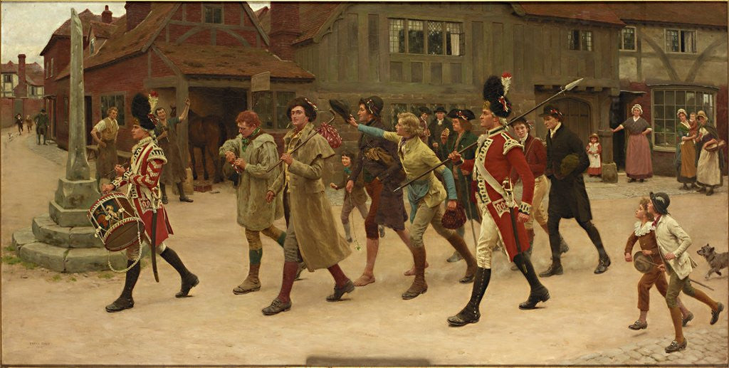Detail of Follow the Drum by Frank Dadd