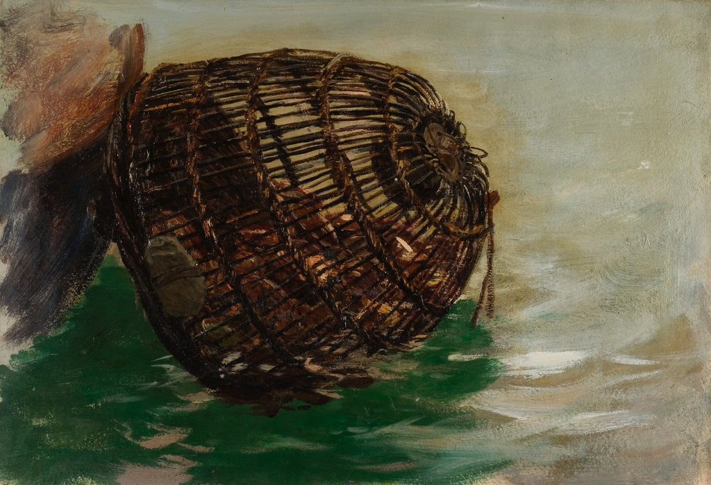 Detail of Lobster Pot by Charles Napier Hemy