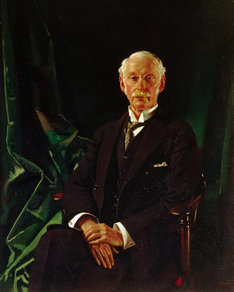 Detail of Sir Charles Algernon Parsons by Sir William Orpen