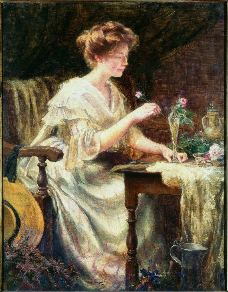 Detail of Her Task by Henry Straker