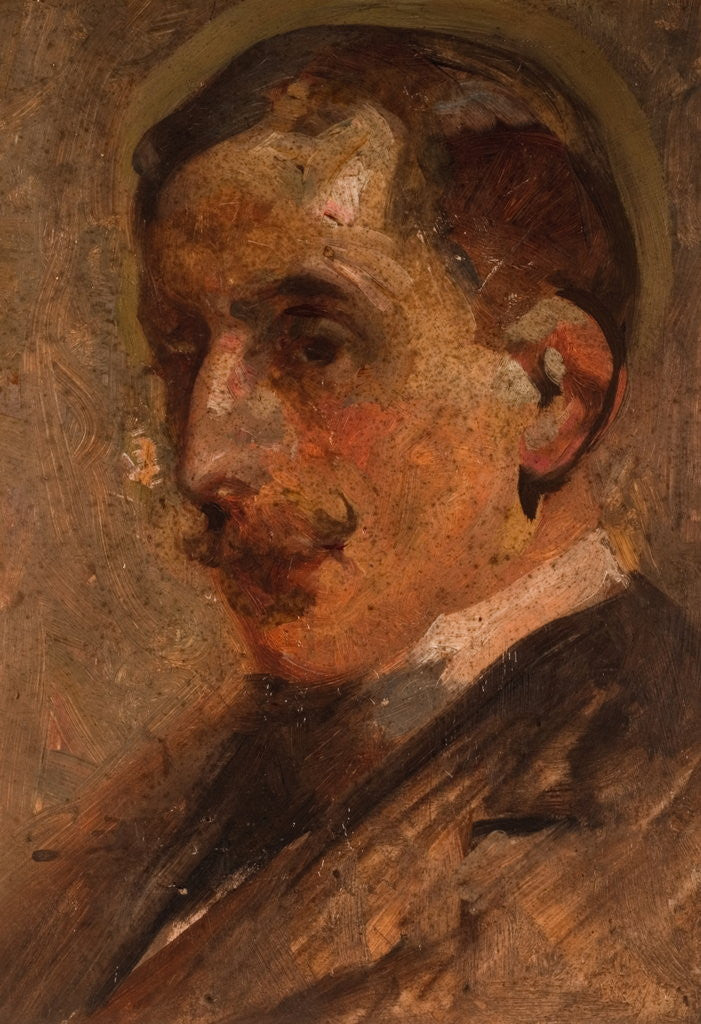 Detail of Self Portrait by Cecil William Rea