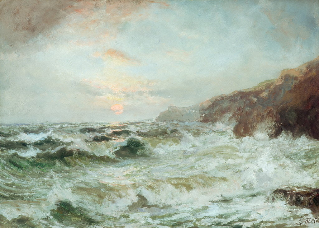 Detail of Seascape by John Falconar Slater