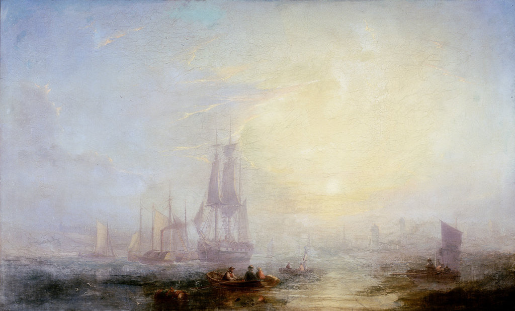 Detail of Mouth of the Tyne by William Crawhall