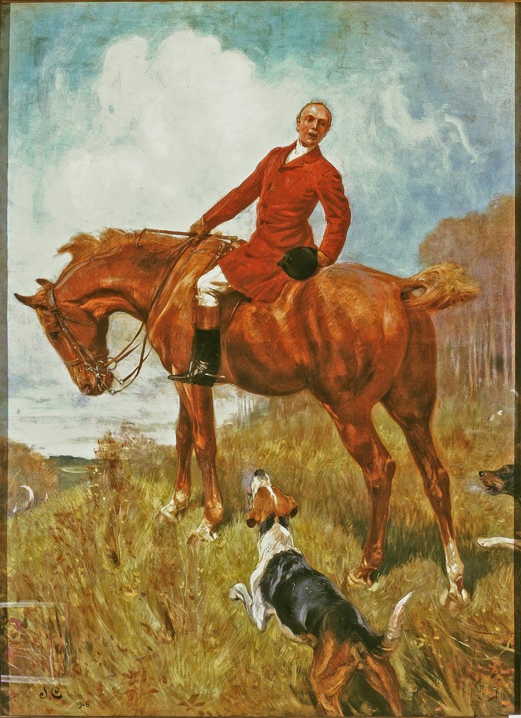 Detail of The Huntsman by John Charlton