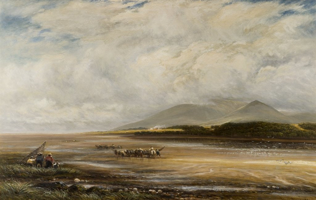 Detail of The Solway, Criffel in the distance by James Orrock