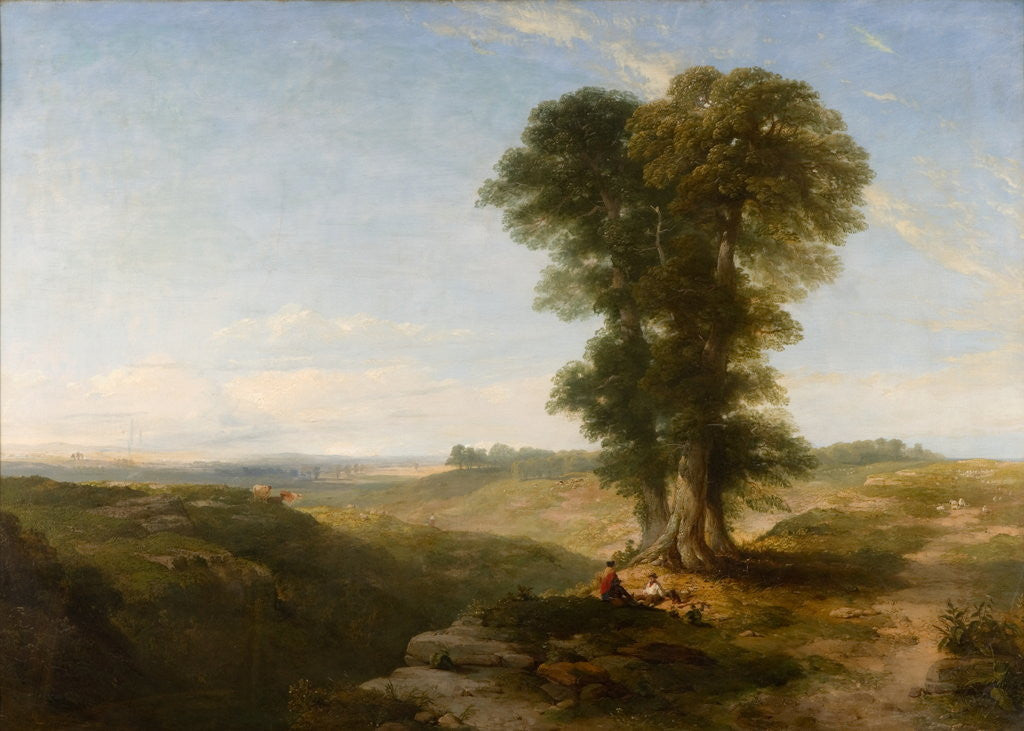 Detail of Mansfield Forest - Noon by Henry Dawson