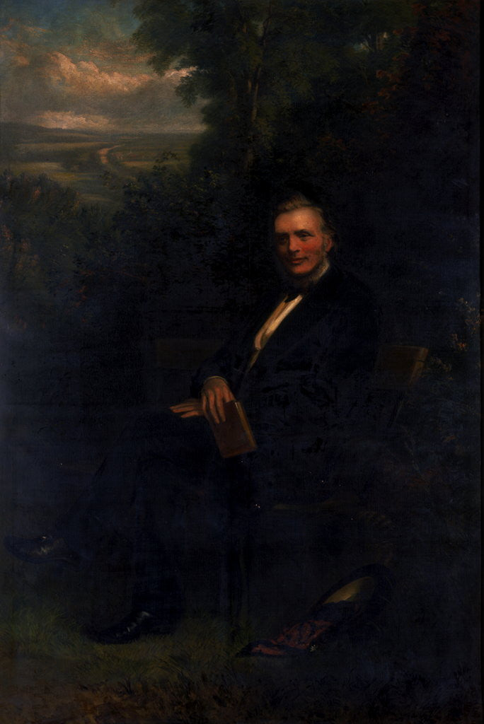 Detail of Portrait of John Mawson by Henry Hetherington Emmerson