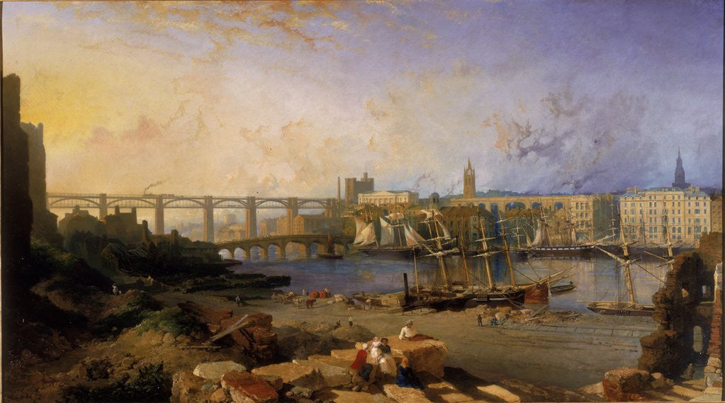 Detail of Newcastle upon Tyne by Edmund John Niemann