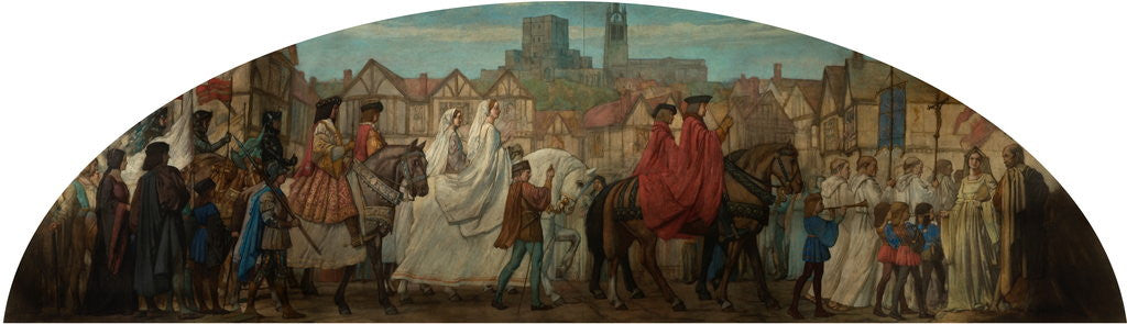 Detail of Entry of Princess Margaret into Newcastle upon Tyne, 1503 by Bullock
