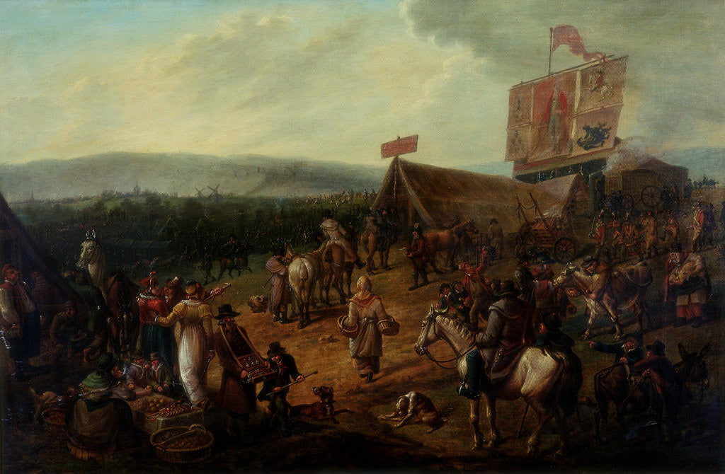 Detail of Fair on the Town Moor, Newcastle by John H. Wilson