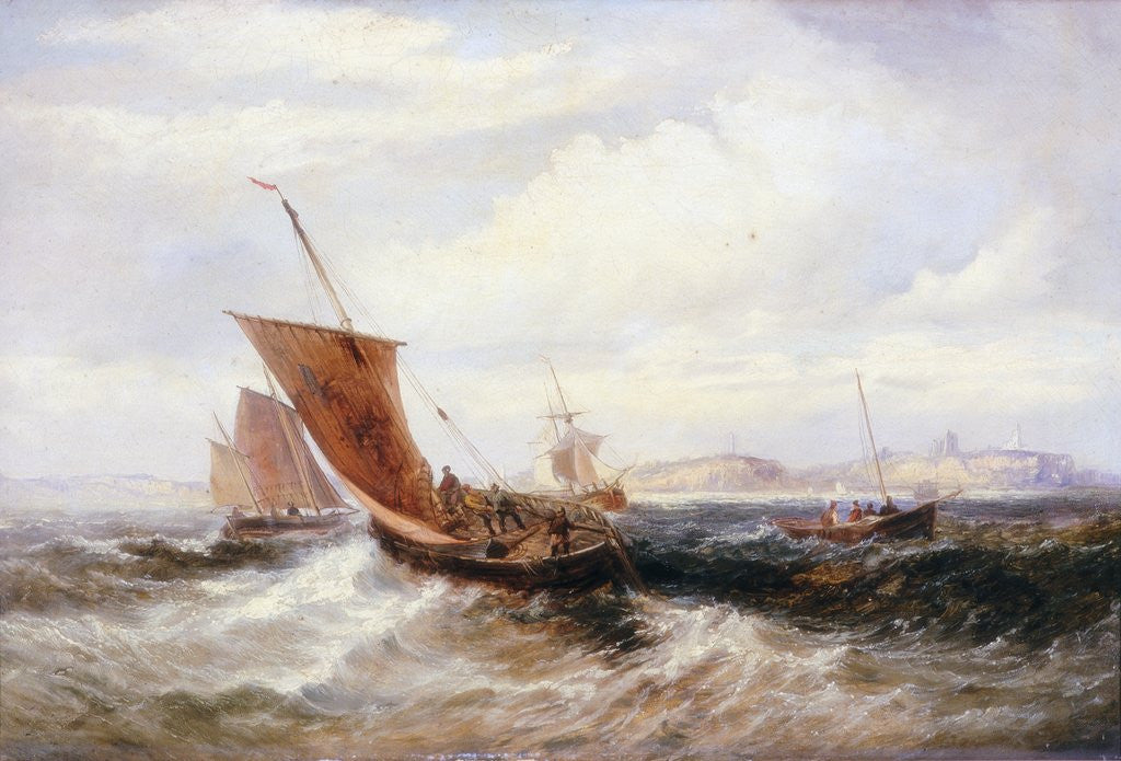 Detail of Tynemouth Bar by Samuel Calvert