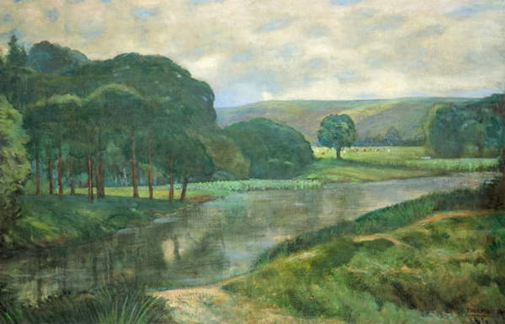 Detail of The Upper Severn, c.1939 by Alfred Thornton
