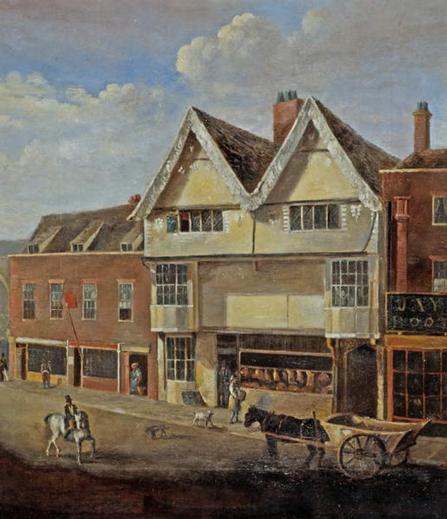 Detail of Eastgate Street Gloucester, c.1830 by English School