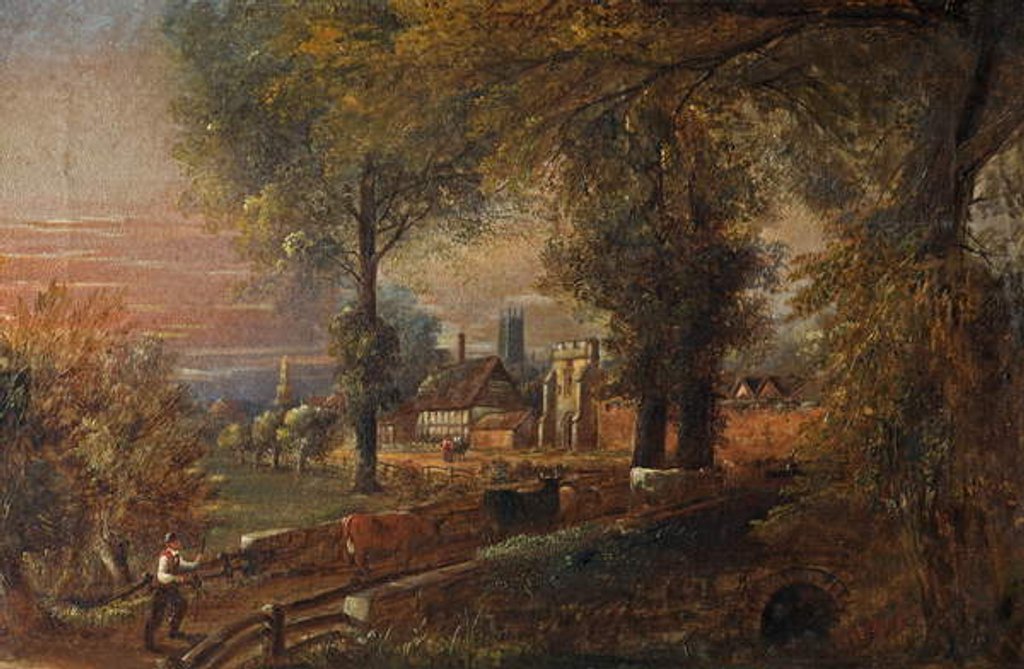 Detail of Llanthony, Gloucester, 1870 by Edward Smith