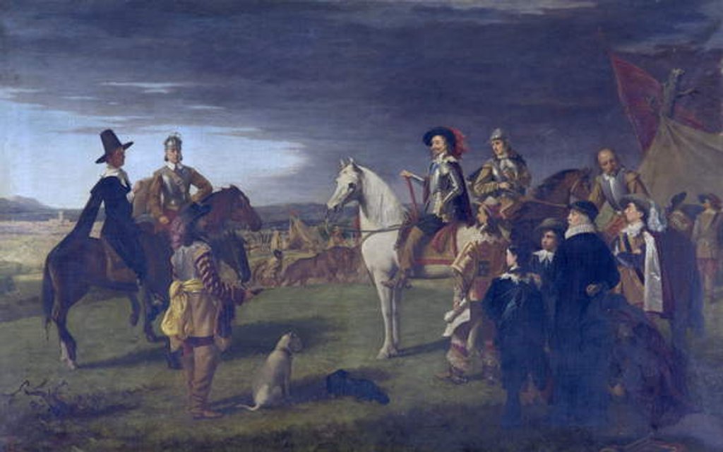 Detail of The Siege of Gloucester, 1643, 1860 by Robert Dowling