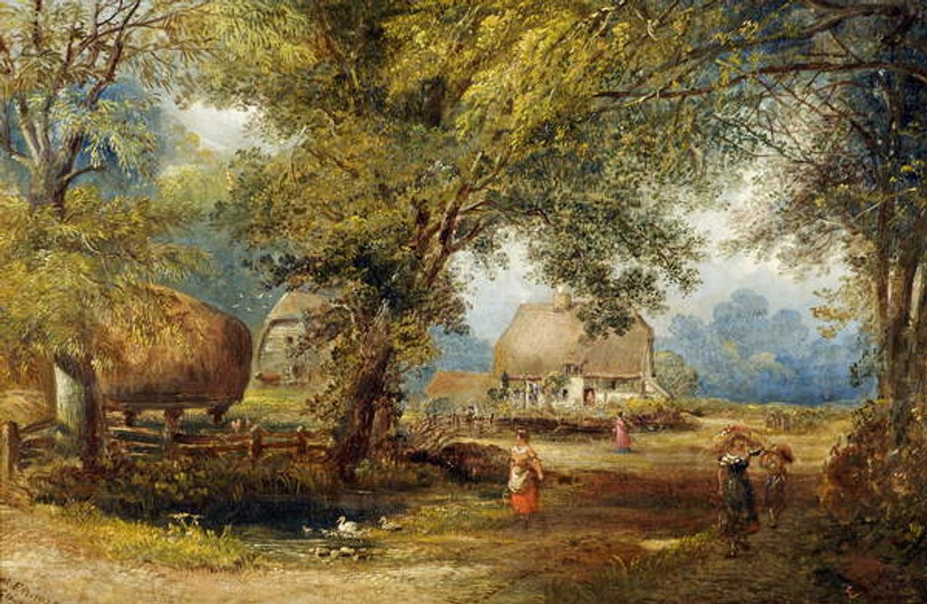 Detail of At Elmore, Gloucester, 1879 by Edward Smith