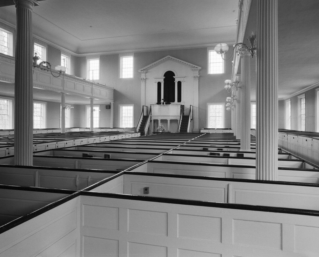 Detail of First Religious Society Meeting House, Newburyport by Anonymous