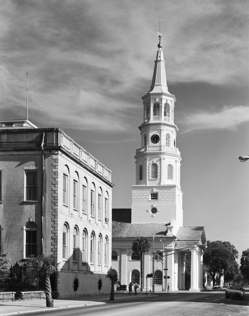 Detail of St. Michael's Episcopal Church at Charleston, South Carolina by Anonymous
