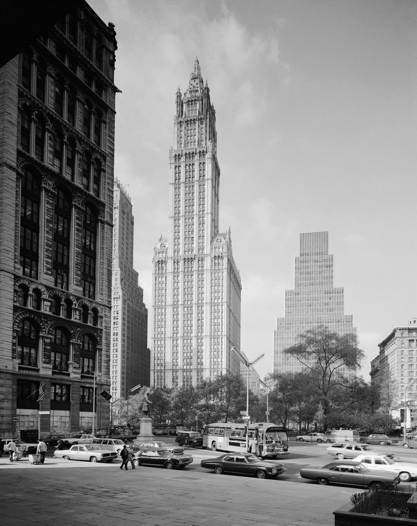 Detail of Woolworth Building by Anonymous