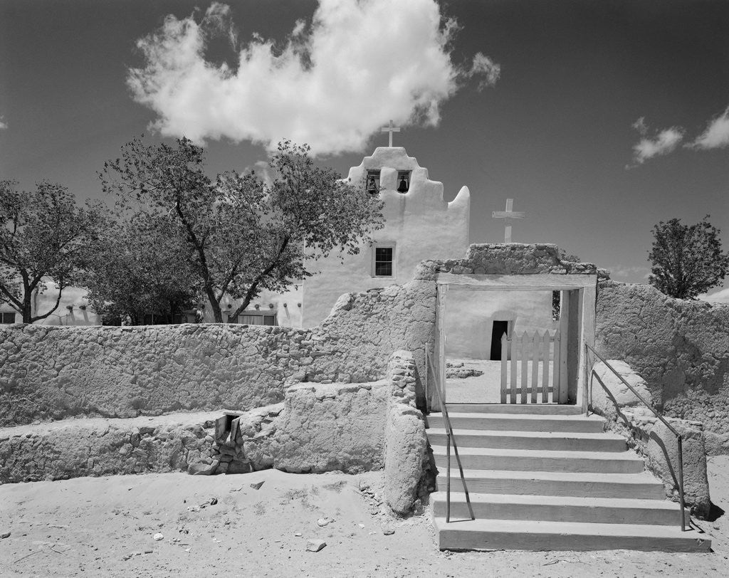 Detail of Entrance to the San Jose de la Laguna Mission by Corbis
