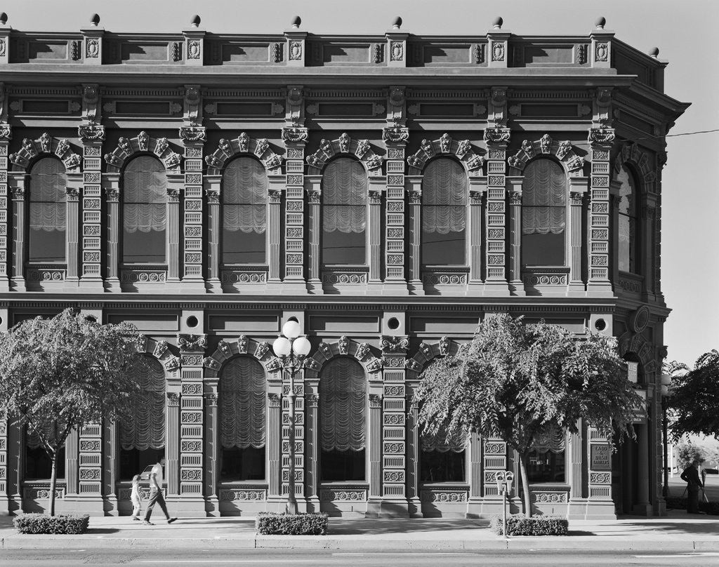 Detail of Facade of the Ladd & Bush Bank by Anonymous