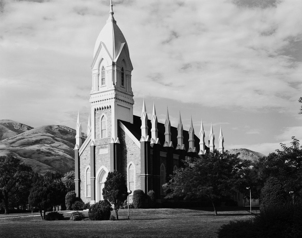 Detail of Brigham City Tabernacle by Anonymous