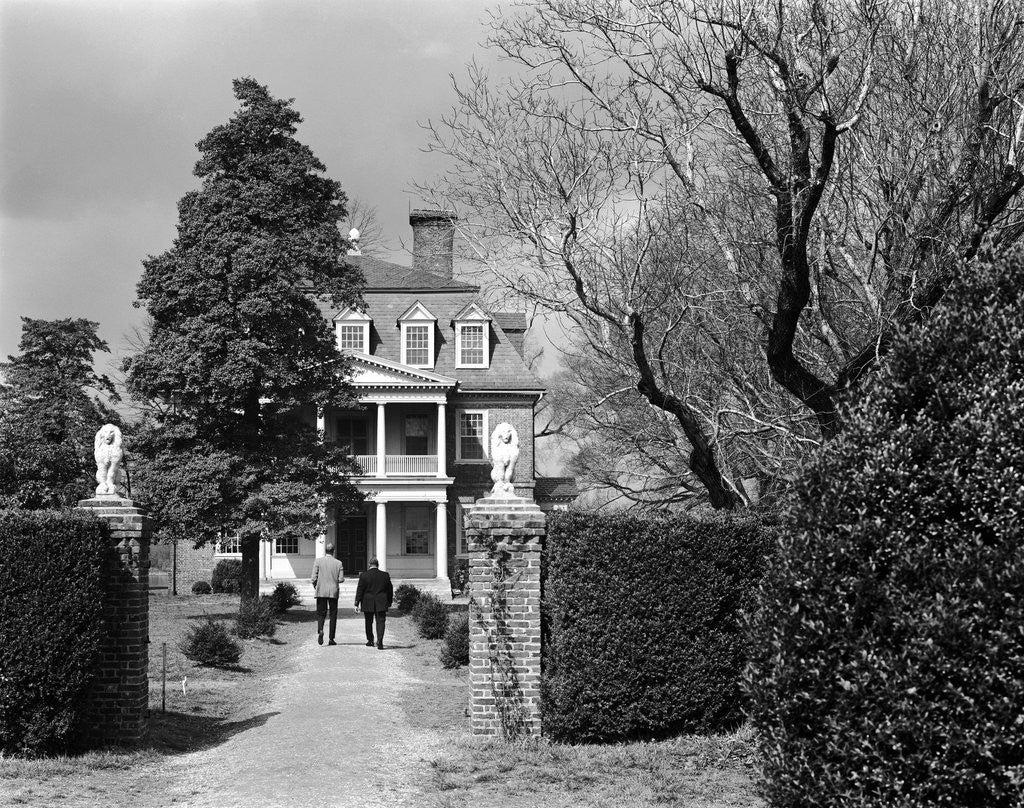 Detail of Manor House at Shirley Plantation by Anonymous