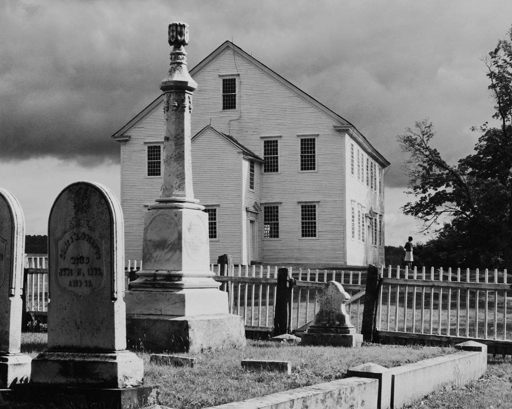 Detail of Rockingam Meeting House and Cemetery by Anonymous
